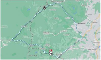 Road Closure - B3357 -  Holne Bridge for repairs 9th to 13th September  (OPEN Tuesday 10th due to Widdecombe Fair) 